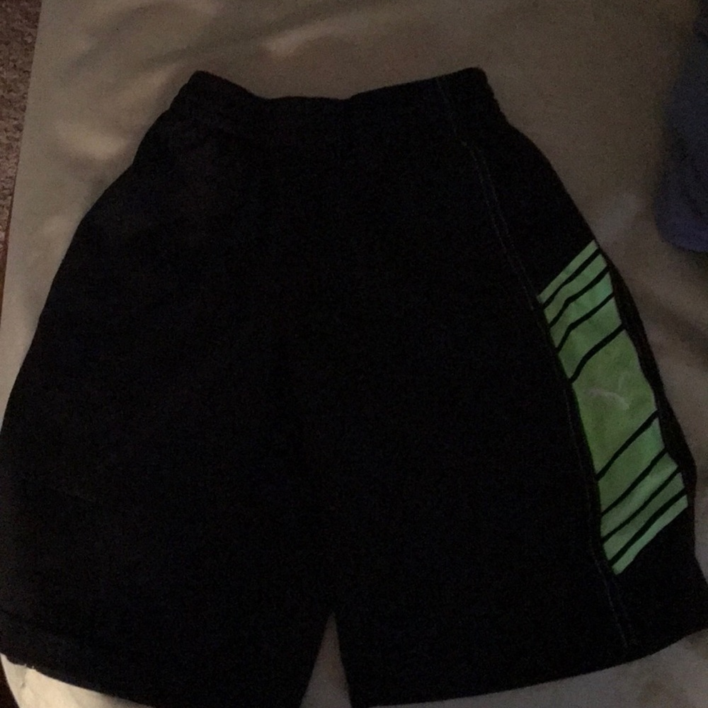 Black puma shorts
